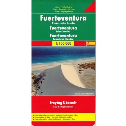 Freytag&berndt Fuerteventura 1:100 000. mapa samochodowa, składana