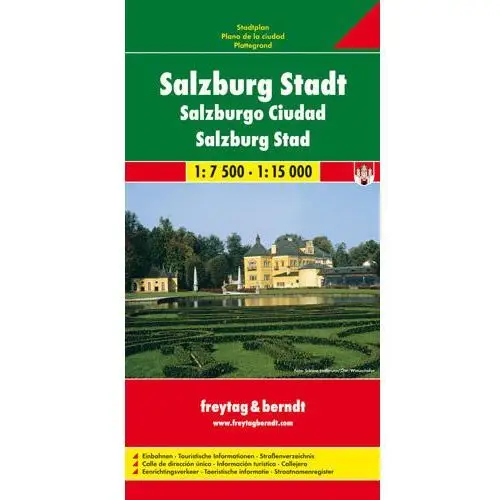 Freytag&berndt Salzburg 1:7 500-1:15 000. plan miasta