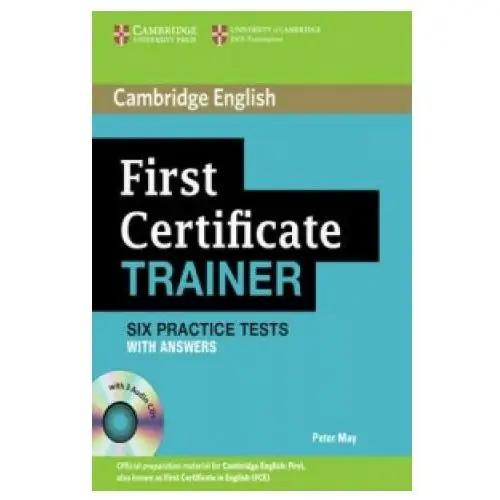 Frist cert trainer upper-interm pra cdx3 Cambridge university press