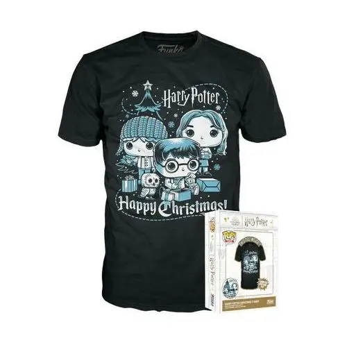 Funko Boxed Tee: Harry Potter Holiday- Ron, Hermione, Harry S