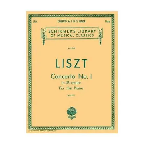 Concerto no. 1 in eb: national federation of music clubs 2014-2016 selection piano duet G schirmer