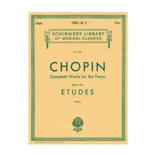 G schirmer Etudes: schirmer library of classics volume 1551 piano solo, arr. mikuli