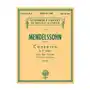 Felix mendelssohn: concerto for violin, opus 64 G schirmer Sklep on-line