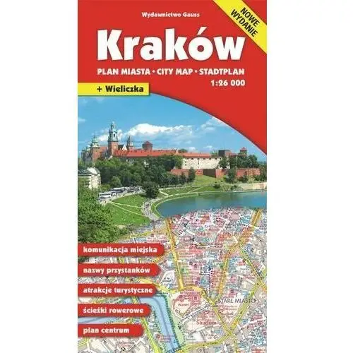 Gauss Kraków. plan miasta 1:26 000