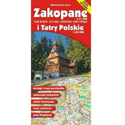 Mapa "zakopane i tatry polskie" (wyd. 14)