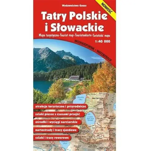 Tatry polskie i słowackie. mapa turystyczna, 7487