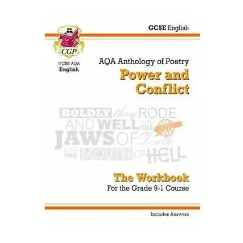 GCSE English Literature AQA Poetry Workbook: Power & Conflict Anthology (includes Answers)