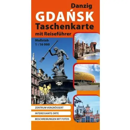 Gdańsk. Taschenkarte