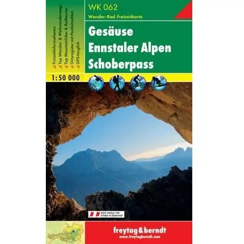 Gesause, Ennstaler Alpen. Mapa turystyczna 1:50 000