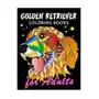 Golden retriever coloring book for adults: dog and puppy coloring book easy, fun, beautiful coloring pages Createspace independent publishing platform Sklep on-line