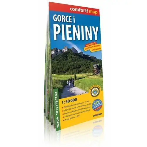 Gorce i Pieniny. Mapa turystyczna 1:50 000