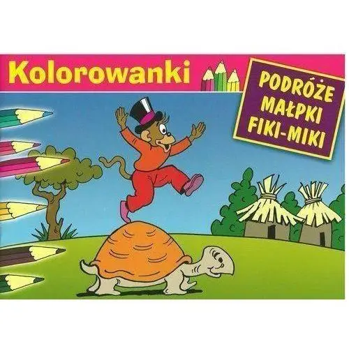 G&p Malowanka. podróże małpki fiki-miki i żółw