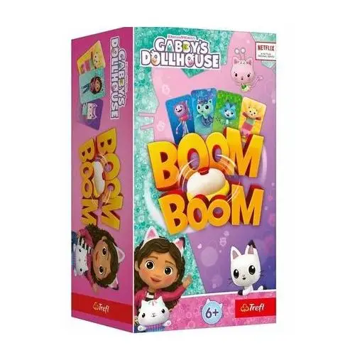 Gra rodzinna Boom Boom Gabby's Dollhouse TREFL