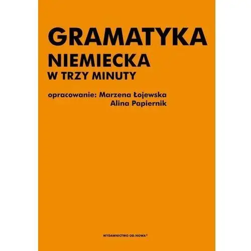 Gramatyka niemiecka w trzy minuty