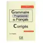 Grammaire progressive du francais niveau debutant complet Klucz odpowiedzi Sklep on-line