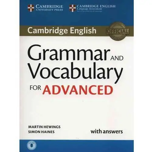 Grammar and Vocabulary for Advanced.Podręcznik z Odpowiedziami + Audio CD
