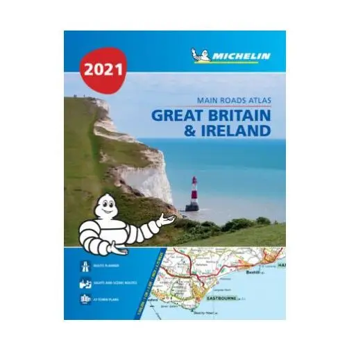 Great britain & ireland 2021 - mains roads atlas (a4-paperback) Michelin editions des voyages