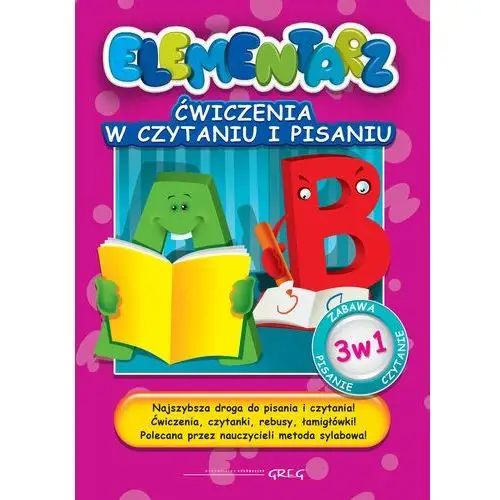 Ćwiczenia w czytaniu i pisaniu elementarz Greg