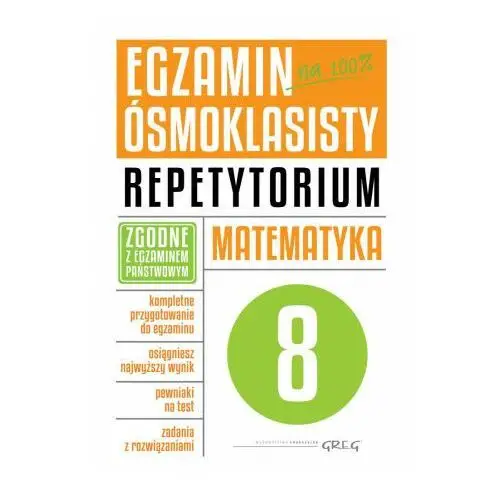 Egzamin ósmoklasisty matematyka repetytorium Greg