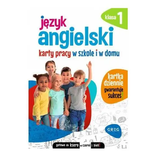 Język angielski. karty pracy w szkole i w domu. klasa 1 Greg