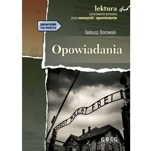 Opowiadania z opracowaniem. Tadeusz Borowski. Oprawa miękka, C6D8-75517