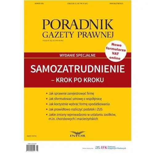 Samozatrudnienie - krok po kroku - wydanie specjalne