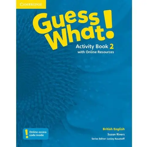 Guess what! 2 activity book with online resources