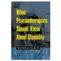 What psychotherapists should know about disability Guilford publications Sklep on-line