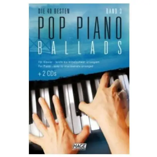 Hage musikverlag Pop piano ballads 3 + 2 cds. bd.3