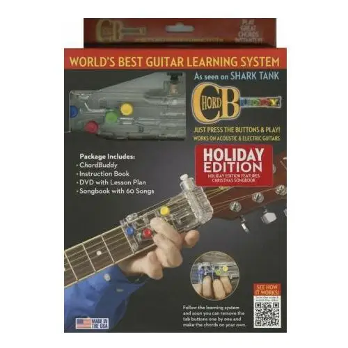 Hal leonard Chordbuddy guitar learning system - holiday edition