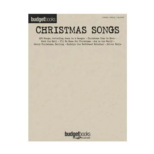 Christmas songs: budget books Hal leonard