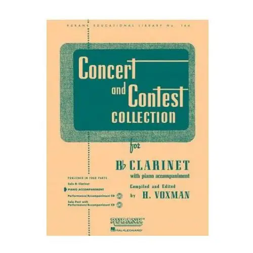 Concert & contest collection clarinet pa Hal leonard