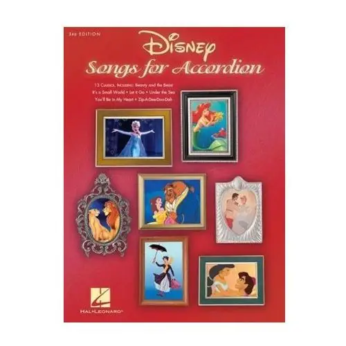 Hal leonard corporation Disney songs for accordion - 3rd edition