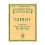 Hal leonard Czerny: twenty-four piano studies for the left hand, op. 718 Sklep on-line