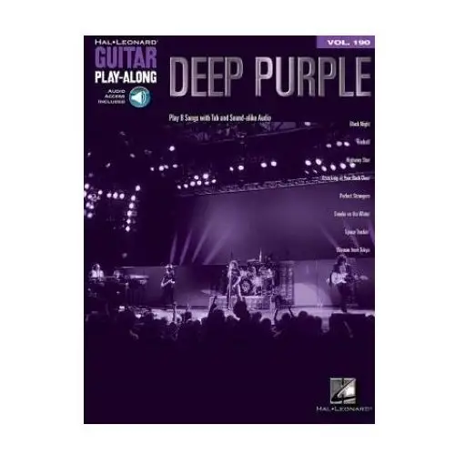 Hal leonard Deep purple: guitar play-along volume 190 [with access code]
