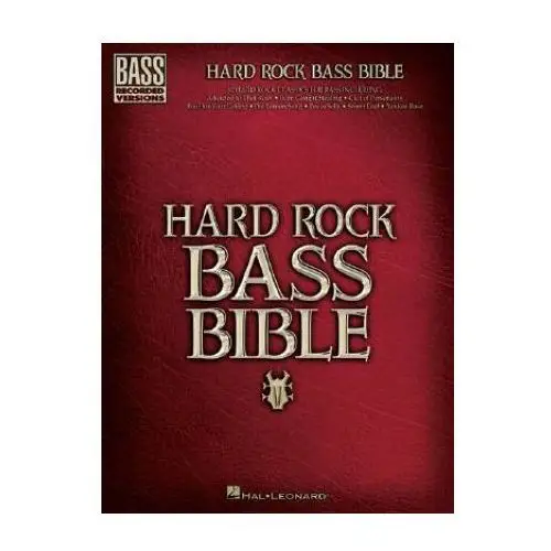 Hal leonard Hard rock bass bible