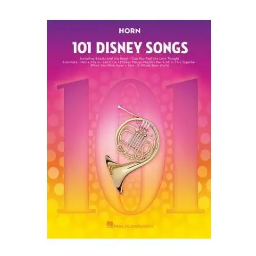 Hal leonard pub co 101 disney songs: for horn