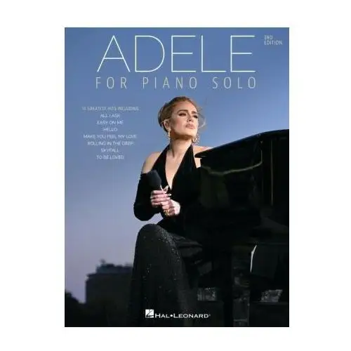 Hal leonard pub co Adele for piano solo songbook - 3rd edition