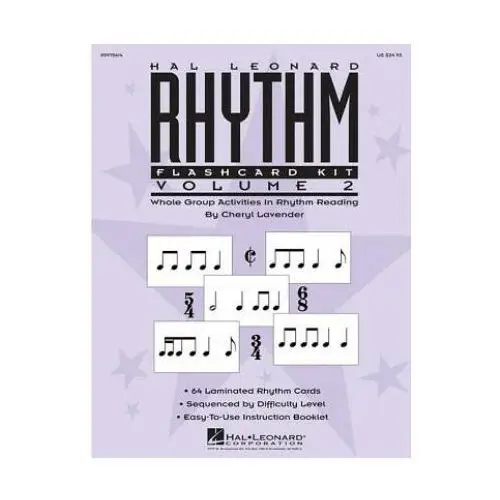 Hal leonard rhythm flashcard kit, volume 2: whole group activities in rhythm reading