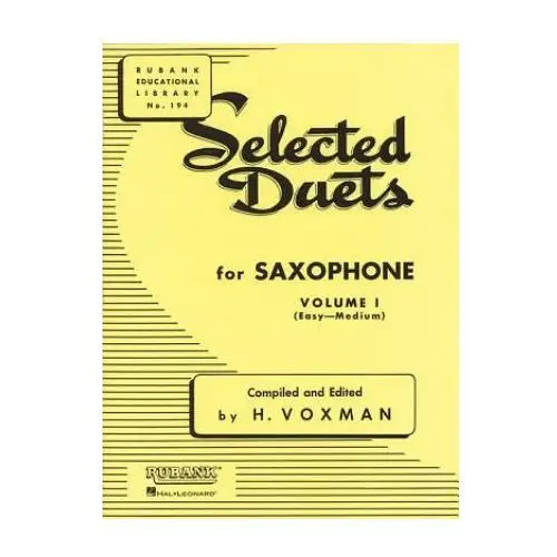 Selected duets saxophone 1 Hal leonard