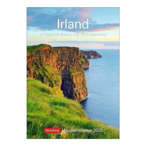 Irland wochenplaner 2025 - 53 blatt mit zitaten und wochenchronik Harenberg