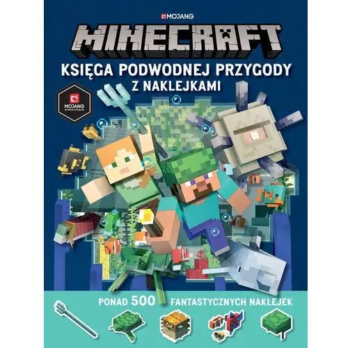 Książeczka Minecraft. Ksiega podwodnej przygody z naklejkami, 5_796824