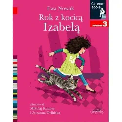 Harper collins książeczka rok z kocicą izabelą. czytam sobie. poziom 3 2