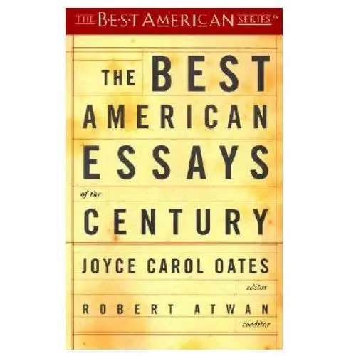 Harpercollins Best american essays of the century