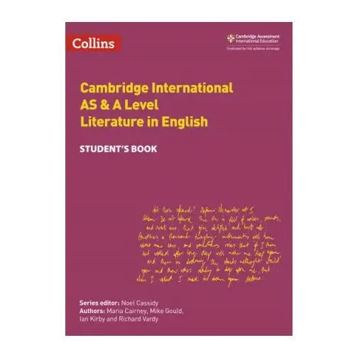 Cambridge International AS & A Level Literature in English Student's Book