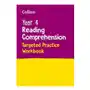 Harpercollins publishers Collins year 4 reading comprehension targeted practice workbook: ideal for use at home Sklep on-line