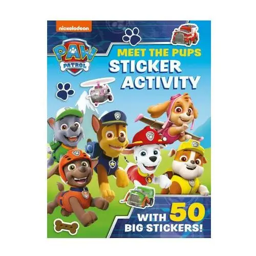 Paw patrol: meet the pups sticker activity Harpercollins publishers
