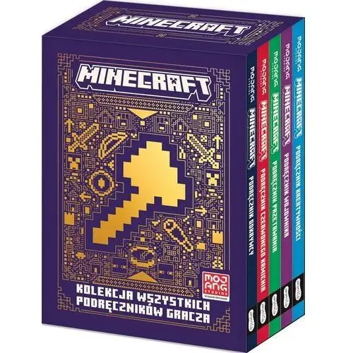 Kolekcja wszystkich podręczników gracza. minecraft Harperkids