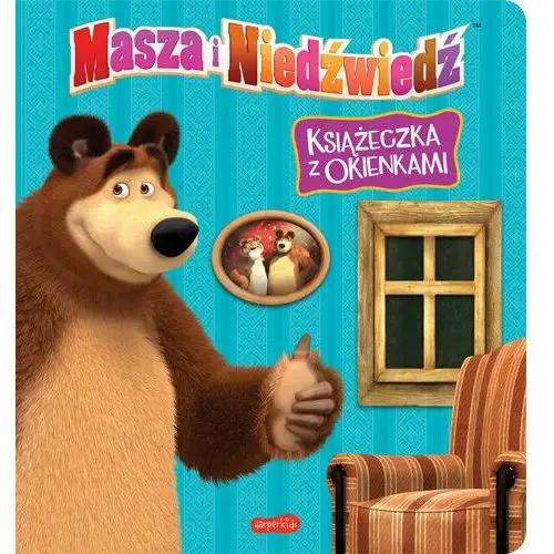 Harperkids Masza i niedźwiedź. książeczka z okienkami - praca zbiorowa