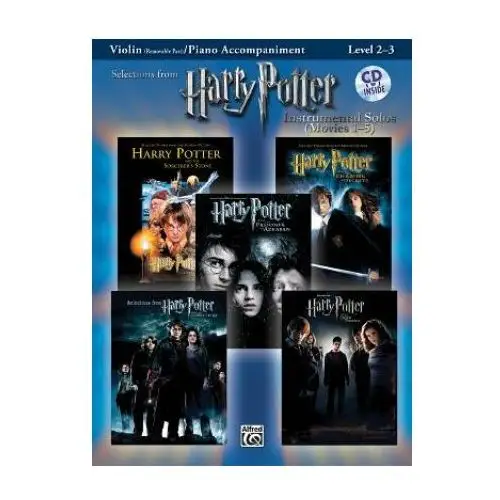 Harry potter instrumental solos (movies 1-5): violin (remova Alfred publishing co (uk) ltd